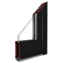 Drutex Aluminium Nebeneingangstür Profilsystem: MB-70 HI Aluminium Nebeneingangstür MB-70 Hi Aluminiumtuer 90035-003 (2)