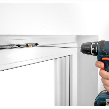 Regel-air® Bohr- und Schneidschablone FFL-uni  Universelle Montagehilfe für Fensterfalzlüfter