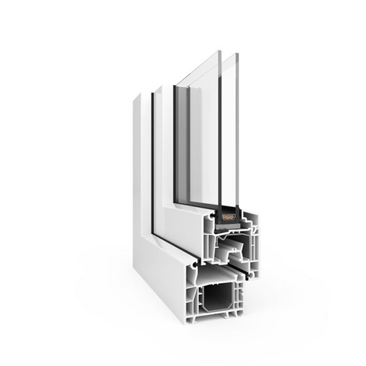 Aluplast Kunststoff Balkontür Profilsystem: IDEAL 4000 Classic Kunststoff Balkontür IDEAL 4000 90018-003