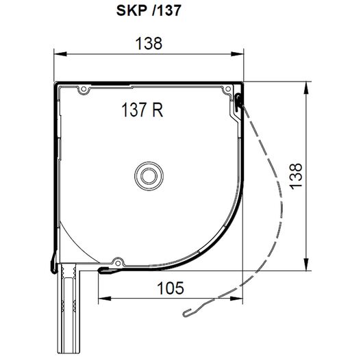 Aluprof Aluminium Vorsatzrollladen Profilsystem: Aluprof SKP Halbrund-Rollladen