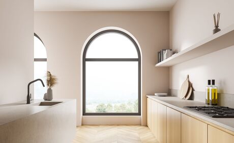 Bild Rundbogenfenster modern