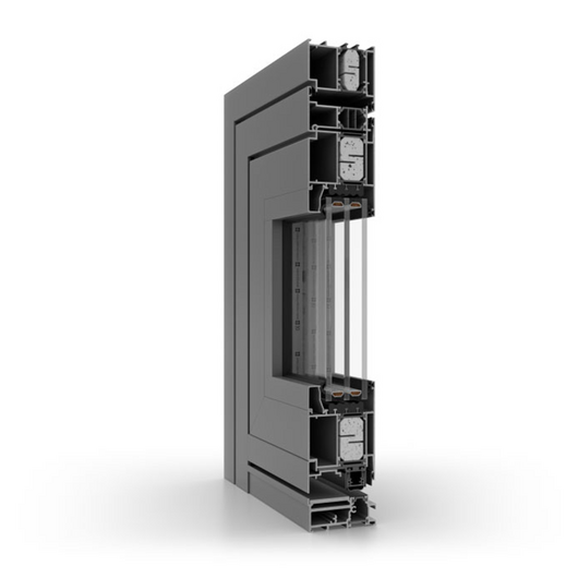 Eko Okna Aluminium Haustür Profilsystem: MasterLine 8 Pivot Eko Okna Aluminium Haustür Profilsystem: MasterLine 8 Pivot