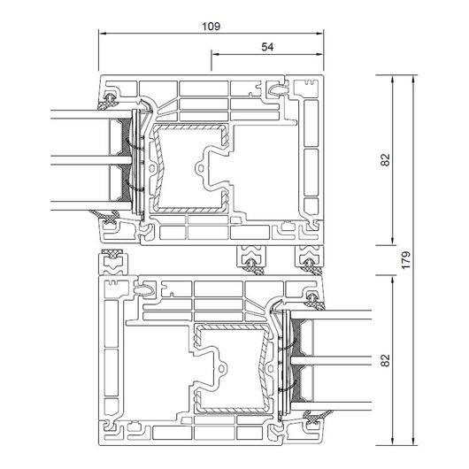 Drutex Kunststoff Schiebesystem Profilsystem: Iglo Slide Drutex Kunststoff Schiebesystem Profilsystem: Iglo Slide