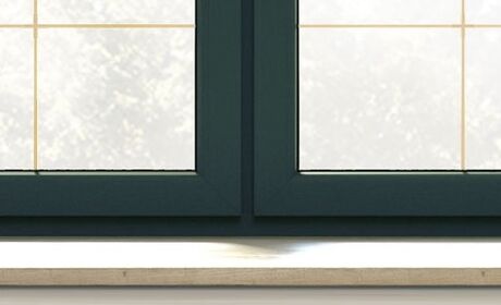 Bild Stein Fensterbank für innen in Farbe Marmor bei Fenster mit Sprossen