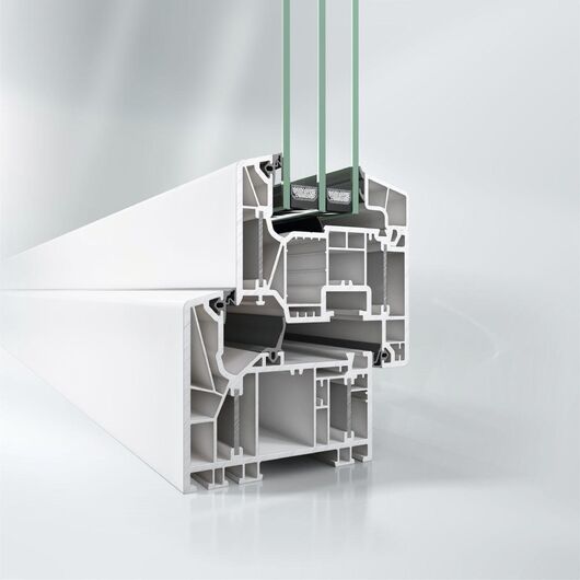 Schüco Kunststoff Fenster Profilsystem: Living Alu inside Kunststoff Fenster Living Alu inside 90006-002 Schüco Kunststoff Fenster Profilsystem: Living Alu inside Kunststoff Fenster Living Alu inside 90006-002