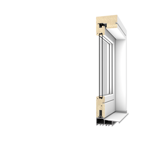 Drutex Holz Hebe-Schiebetür Profilsystem: Softline-68 Kiefer