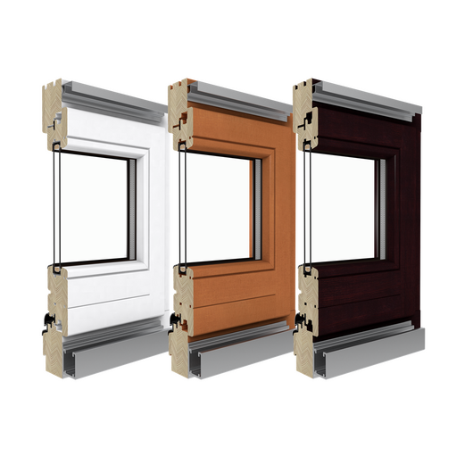 Drutex Holz Faltschiebetür Profilsystem: Softline-68 (Kiefer) Holz / Kiefer Faltschiebetür Softline-68 Faltanlage 90079-001