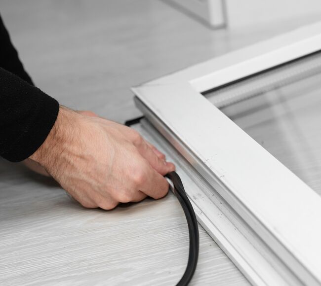 Bild Die Fenster sind mit beste Dichtungen gedämpft um die beste Isolationswerte zu erreichen