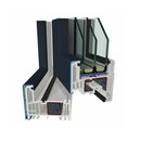 Gealan Kunststoff Aluminium PSK-Tür Profilsystem: S9000 mit Alu Schale Kunststoff Aluminium PSKtür S9000 90048-001 (2)