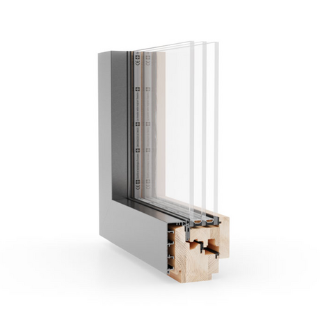 Eko Okna Holz Aluminium Fenster Profilsystem: Esperia Life 74 ALU