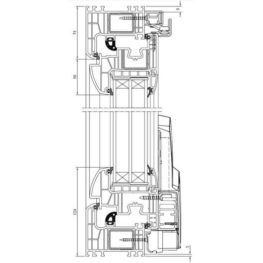 Drutex Kunststoff PSK-Tür Profilsystem: Iglo Energy Drutex Kunststoff PSK-Tür Profilsystem: Iglo Energy