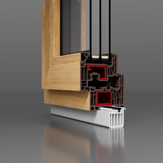 Drutex Kunststoff Fenster Profilsystem: Iglo Edge Kunststoff Fenster Iglo Edge 90002-006