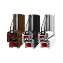 Drutex Kunststoff Balkontür Profilsystem: Iglo 5 Kunststoff Balkontür Iglo 5 90003-002 (2)