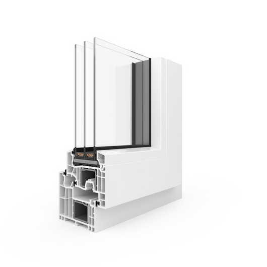 Salamander Kunststoff Fenster Profilsystem: BluEvolution 92 Kunststoff Fenster BluEvolution 92 90009-001