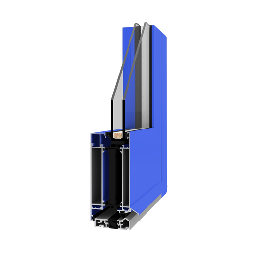 Drutex Aluminium Nebeneingangstür Profilsystem: MB-70 HI Aluminium Nebeneingangstür MB-70 Hi Aluminiumtuer 90035-003
