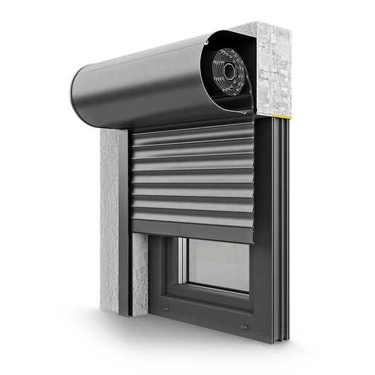 Aluprof Aluminium Vorsatzrollladen Profilsystem: Aluprof SKO-P Rund Aluminium Rollladen SKO-P Rund-Rollladen 90070-003 Aluprof Aluminium Vorsatzrollladen Profilsystem: Aluprof SKO-P Rund Aluminium Rollladen SKO-P Rund-Rollladen 90070-003