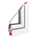 Drutex Kunststoff Fenster Profilsystem: Iglo 5 Kunststoff Fenster Iglo 5 90002-001 (7)