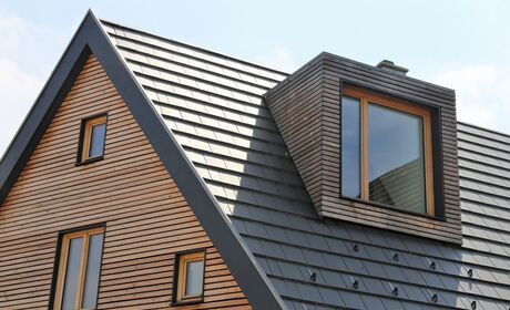 Bild modernes Dachgaubenfenster Holz