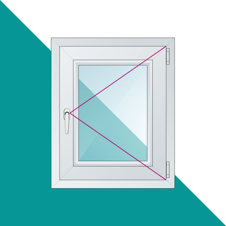 Bild Dreh Rechts Fenster mit Griff Links