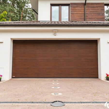 Bild Garagentor von Krispol in Farbe Golden Oak