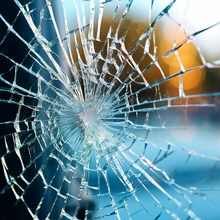 Bild Sehr widerstandsfähiges Sicherheitsglas mit unterschiedlichen Dicke und Sicherheitsfolien