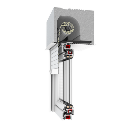 RS Styropor Aufsatzrollladen mit Revision Innen RS Styropor Aufsatzrollladen mit Revision Innen