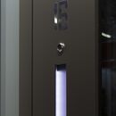 Bild Inotherm Haustür mit Milchglas, Spion und Hausnummer