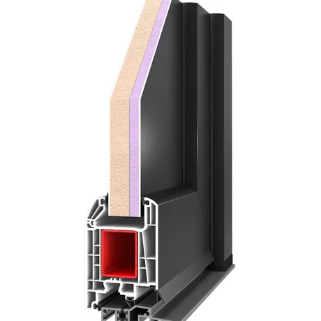 Bild Profil eines Fensters mit Sandwich-Platte
