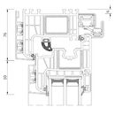 Drutex Kunststoff Aluminium Hebe-Schiebetür Profilsystem: Iglo HS ALUCOVER