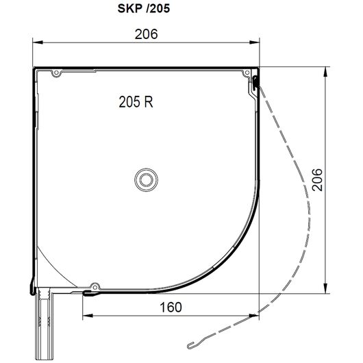 Aluprof Aluminium Vorsatzrollladen Profilsystem: Aluprof SKP Halbrund-Rollladen
