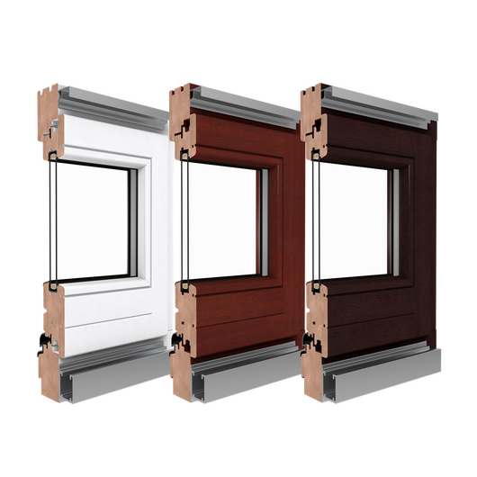 Drutex Holz Faltschiebetür Profilsystem: Softline-68 (Meranti) Holz / Meranti Faltschiebetür Softline-68 Faltanlage 90079-002
