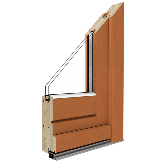 Drutex Holz Haustür Profilsystem: Softline-68 Kiefer Holz Haustür Softline-68 Holztuer 90056-001