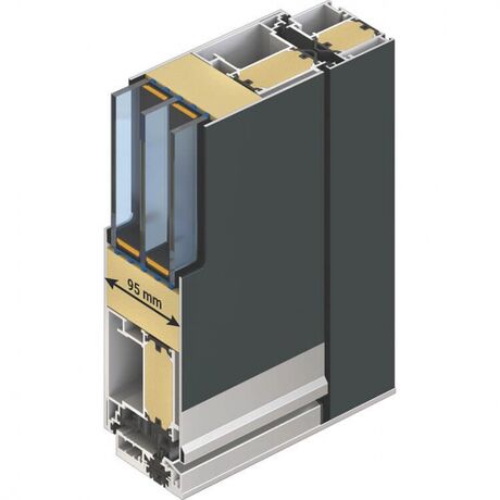 Inotherm Aluminium Haustür Profilsystem: Exclusiv plus Inotherm Aluminium Haustür Profilsystem: Exclusiv plus