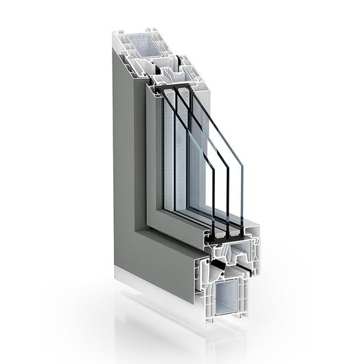 Kömmerling Kunststoff-Aluminium PSK Profilsystem: 76 Unity Standard