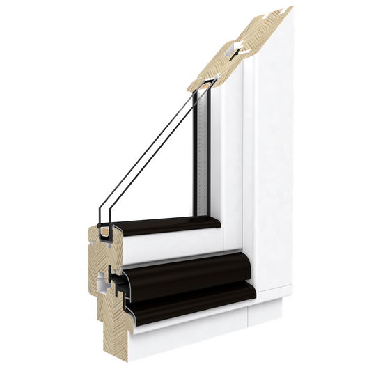 Drutex Holz Fenster: Softline-68 - Kiefer Holz Fenster Softline-68 90014-001