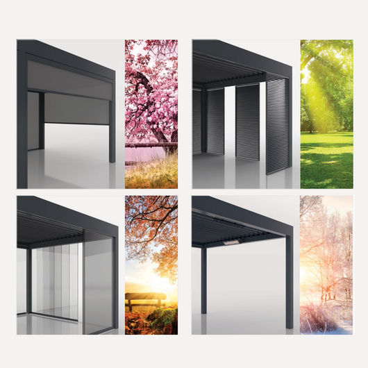 PIRNAR Aluminium Pergola Profilsystem: Comfort PIRNAR Aluminium Pergola Profilsystem: Comfort