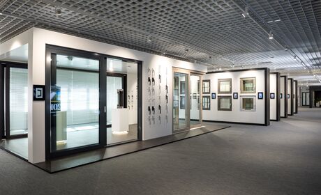 Bild Showroom der Fenster und Türen von Drutex