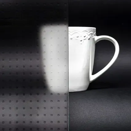 Bild Durchsicht der Ornamentglas Master-Carre