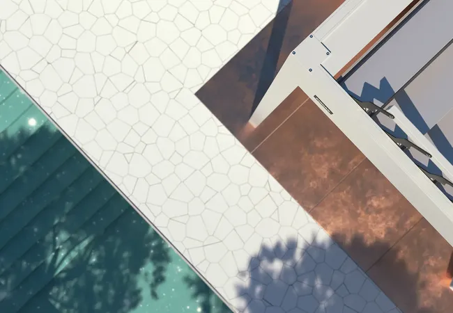 Bild Pergola Pirnar Ambiente mit automatische Lamellendach