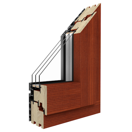 Drutex Holz Aluminium Fenster: Duoline-68 - Kiefer Holz Aluminium Fenster Duoline-68 90086-001