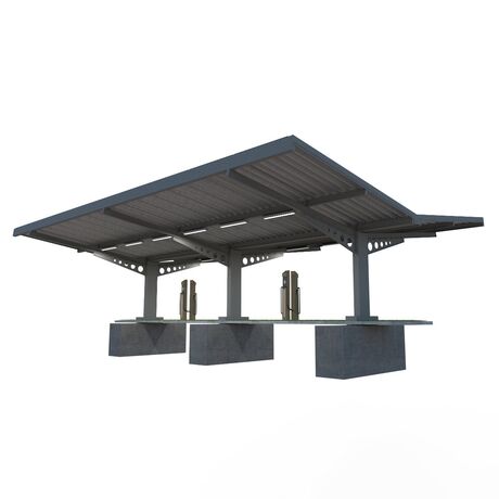 TERRA Carport PV Profilsystem: Toka Wings PV