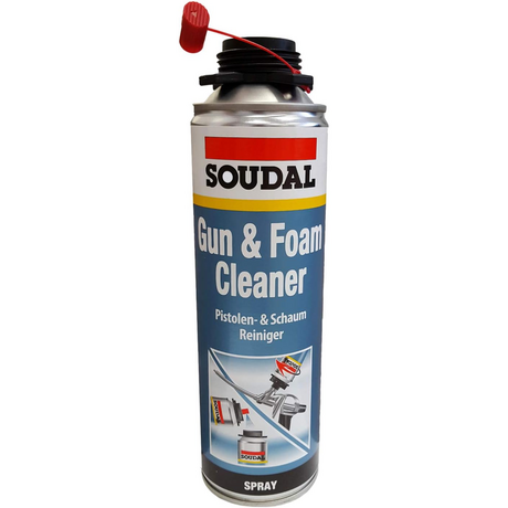 Soudal Pistolen- Schaumreiniger 500 ml – Reiniger für PU-Schaumpistolen und frischen Schaum Soudal Pistolen- Schaumreiniger 500 ml – Reiniger für PU-Schaumpistolen und frischen Schaum