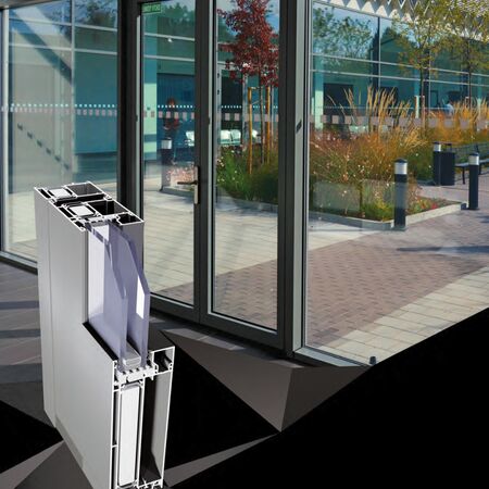 Bild Glaswandsysteme mit Türen von Aliplast Imperial 800
