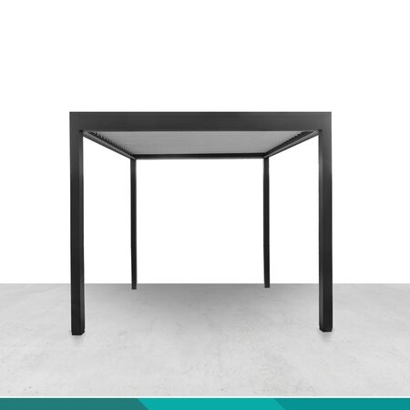 Bild Pergola mit automatischen Sonnenschutzlamellen
