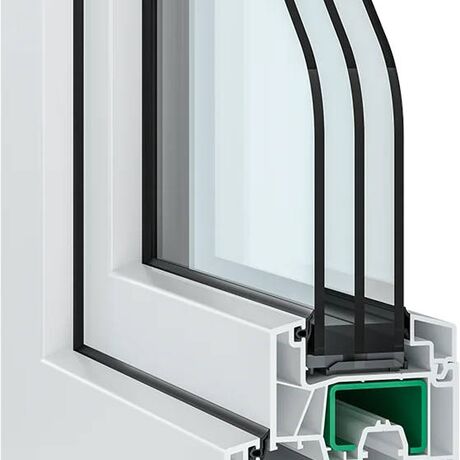 Salamander Kunststoff PSK-Tür Profilsystem: GreenEvolution flex 76 AD