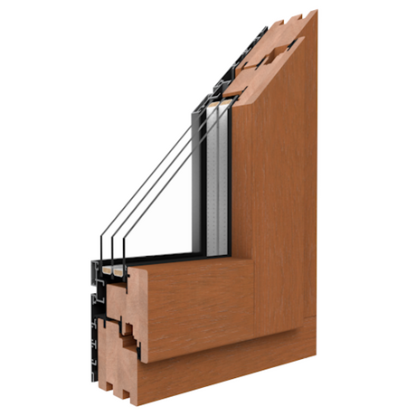 Drutex Holz Aluminium Fenster: Duoline-68 - Meranti Drutex Holz Aluminium Fenster: Duoline-68 - Meranti