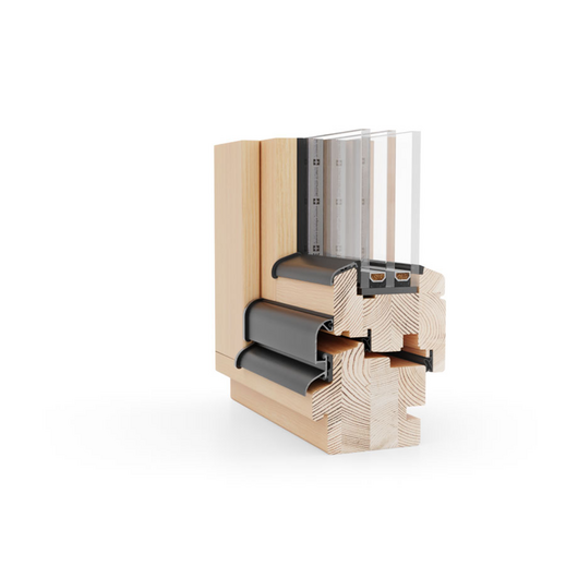 Eko Okna Holz Fenster Profilsystem: Naturo 92 Eko Okna Holz Fenster Profilsystem: Naturo 92