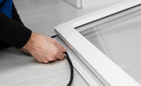 Bild Die Fenster sind mit beste Dichtungen gedämpft um die beste Isolationswerte zu erreichen