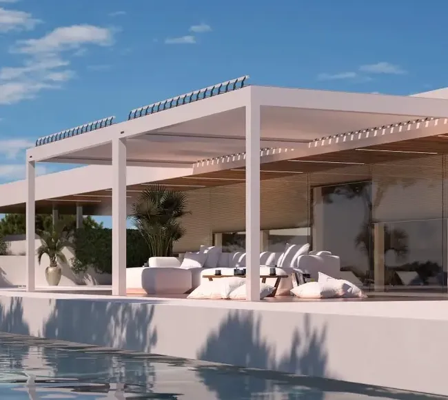 Bild Pirnar Grande Pergola für großen Terrasse bei modernen Häuser