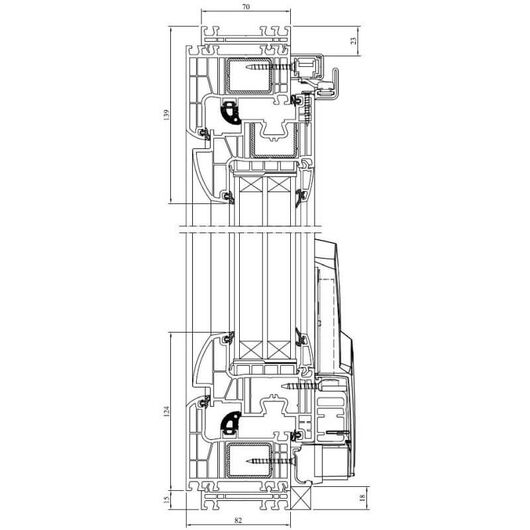 Drutex Kunststoff PSK-Tür Profilsystem: Iglo Energy Drutex Kunststoff PSK-Tür Profilsystem: Iglo Energy